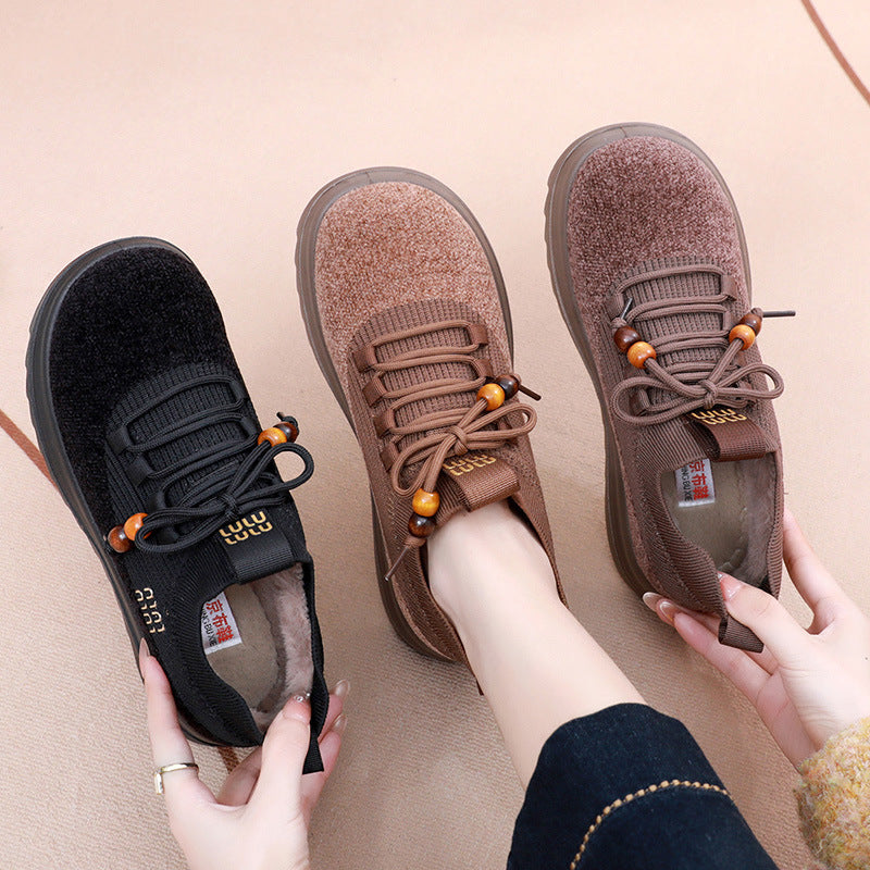 Damen Sportliche Sneaker mit weichem Futter und rutschfester Sohle EB