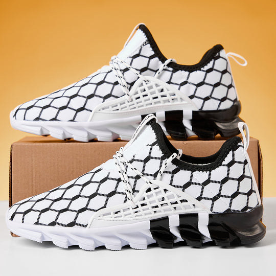 Damen Sportliche Laufschuhe mit atmungsaktivem Mesh-Obermaterial und stoßdämpfender Sohle EB
