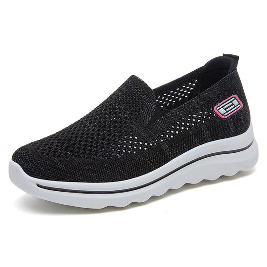 Damen Atmungsaktive Slip-On Sneakers mit komfortabeler Dämpfung EB