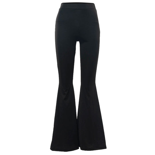 Damen Flared Leggings mit hohem Bund und komfortablem Stretch-Stoff EB