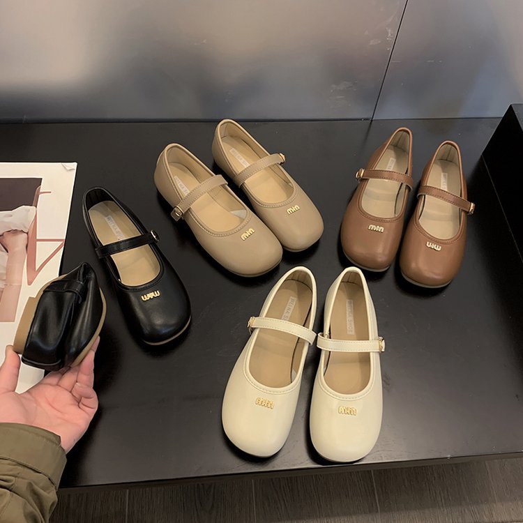Damen Ballerinas mit modischer Schnallenverzierung und komfortabler Innensohle EB