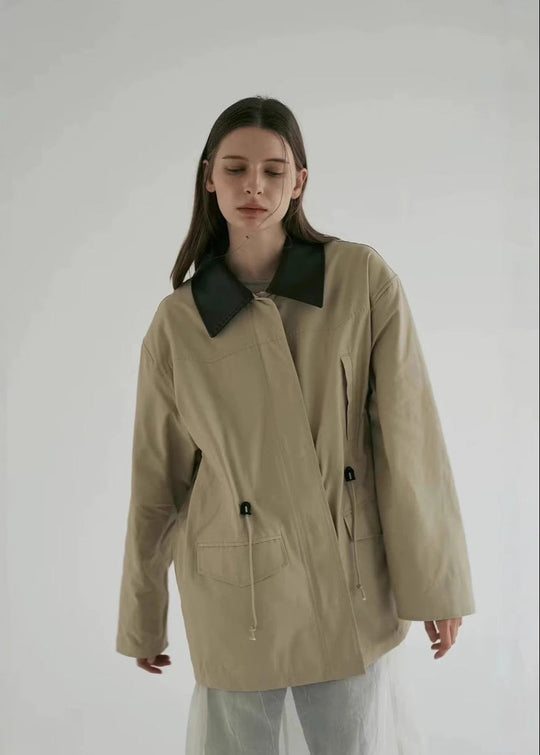 EB | Kontrastkragen Utility-Jacke