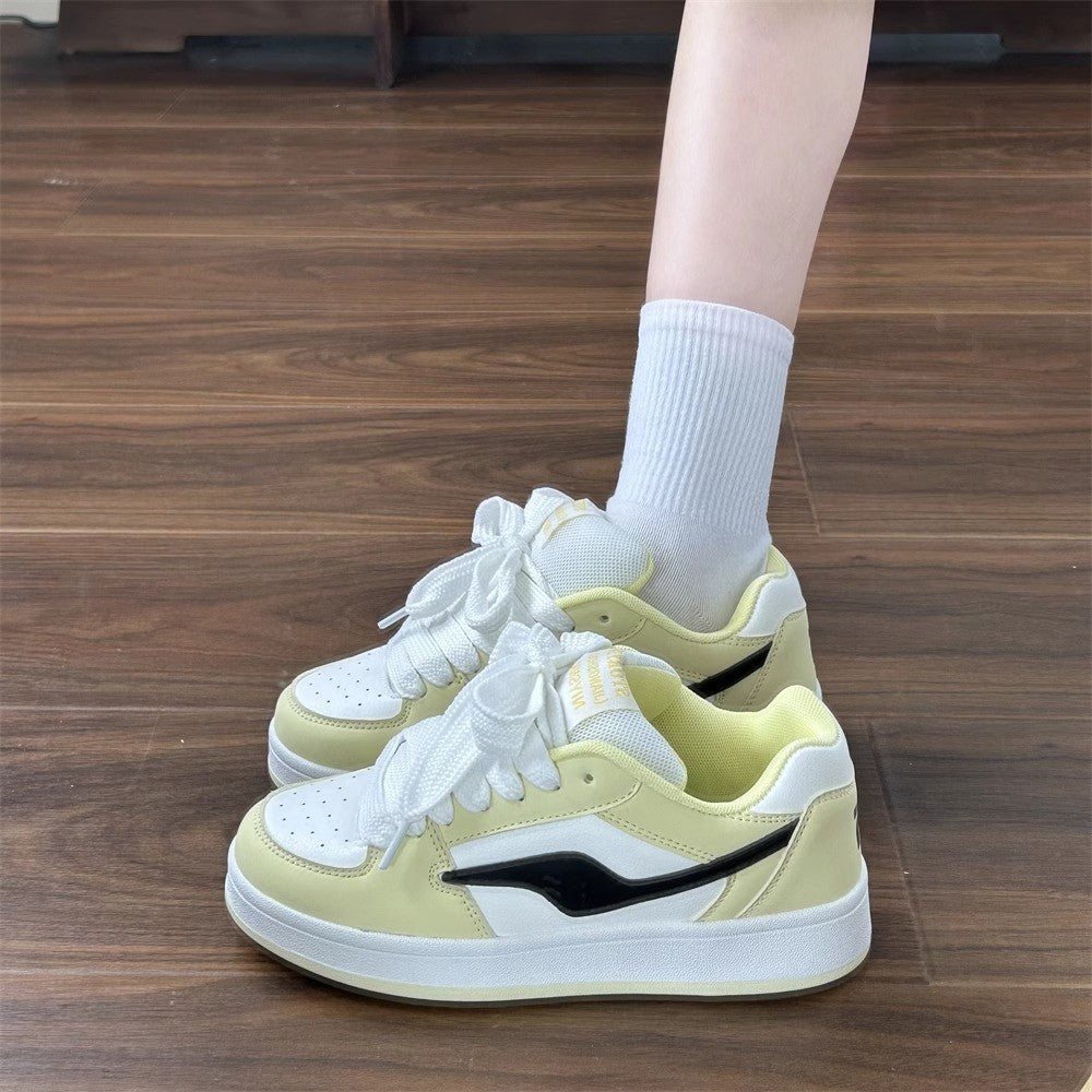 Damen Modische Sneakers mit atmungsaktiver Mesh-Oberfläche und dämpfender Sohle EB