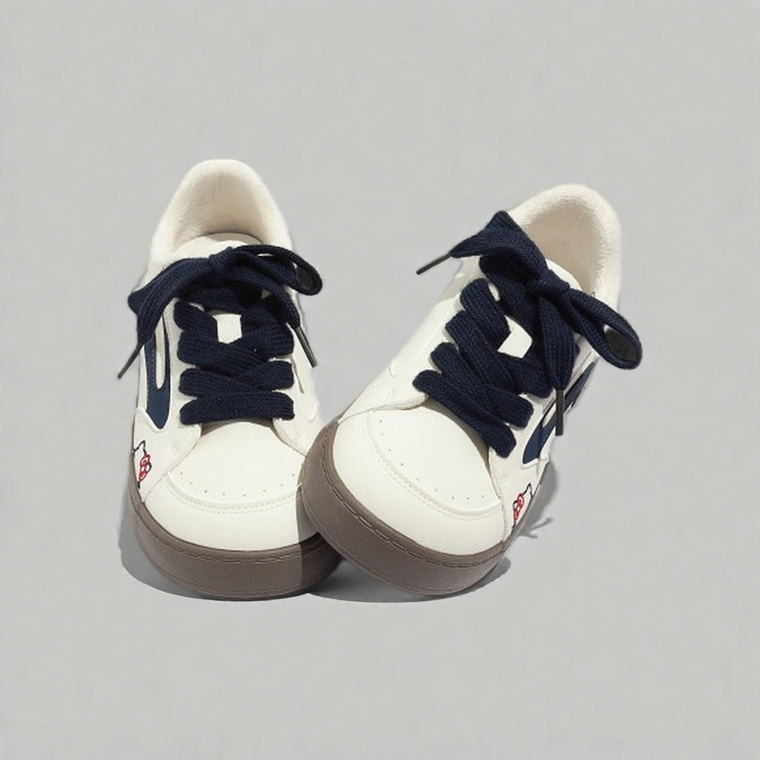 Damen bequeme und stilvolle Sneaker mit Fleece-Innenfutter EB