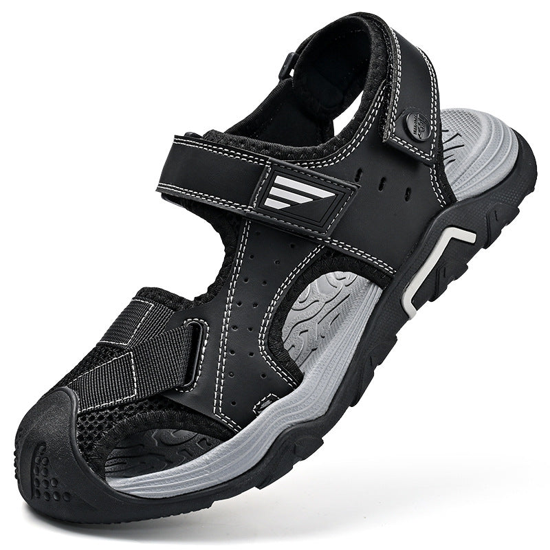 Herren leichte und atmungsaktive Outdoor-Sandalen mit verstellbaren Riemen EB