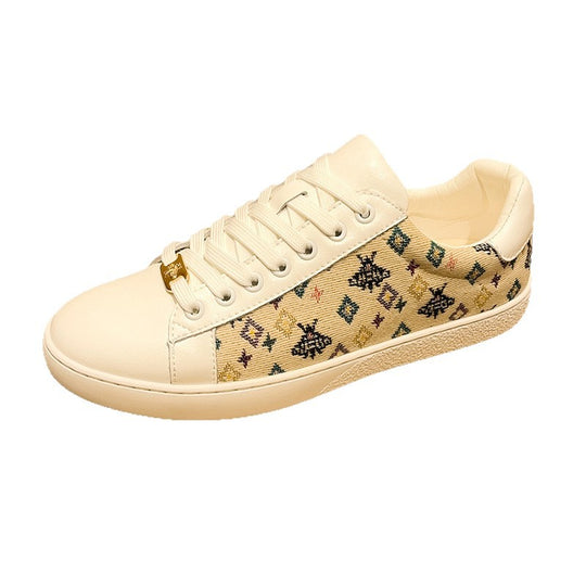 Damen Modische Sneakers mit künstlerischen Mustern und komfortabler Polsterung EB