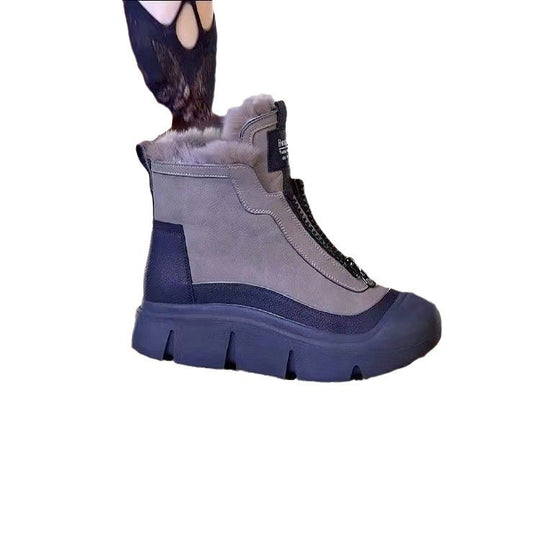 Damen gefütterte Winterstiefel mit innovativer Antirutschsohle EB