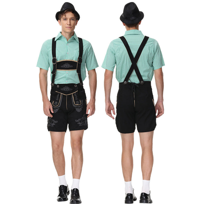 Herren Stilvolles Trachten-Outfit mit aufwändigen Stickereien und modernen Akzenten EB