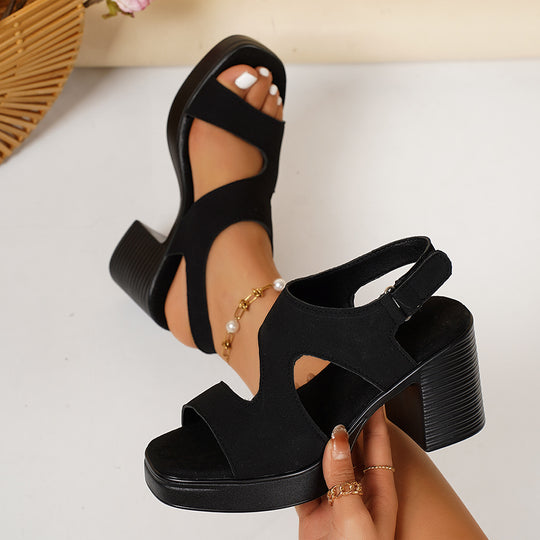 Damen Wedge-Sandaletten mit komfortablem Fußbett und elegantem Design EB