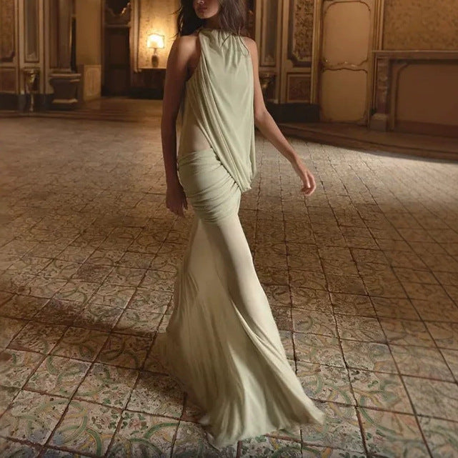 Damen Elegantes Wickelkleid EB