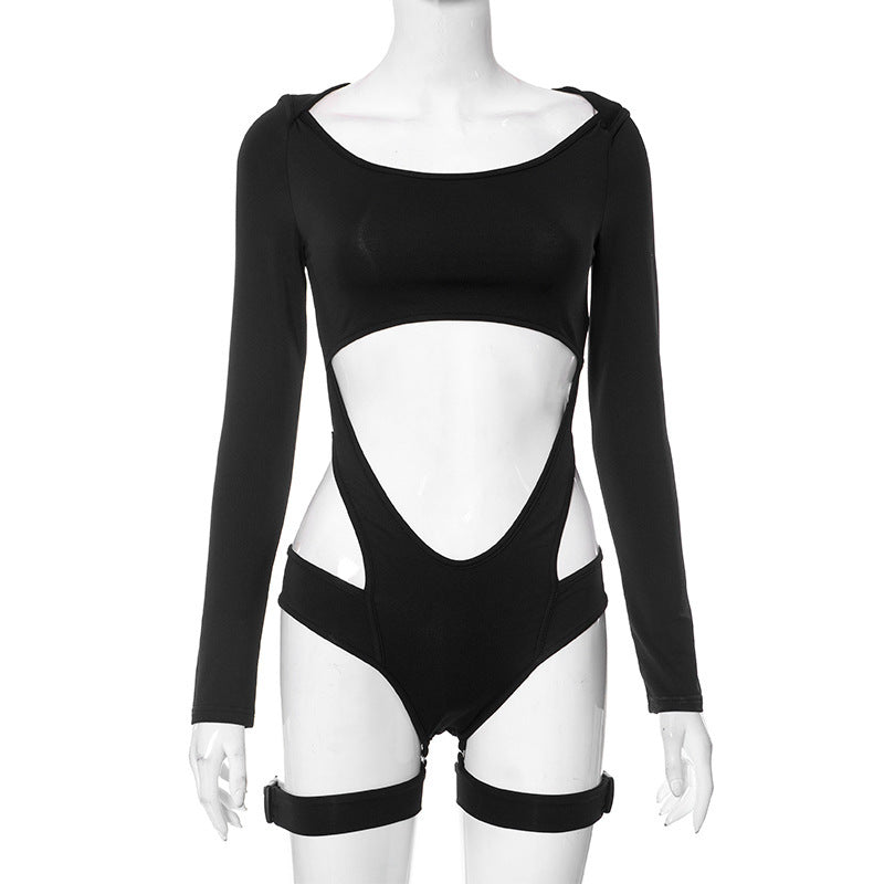 Damen Sportlicher Ganzkörperanzug EB