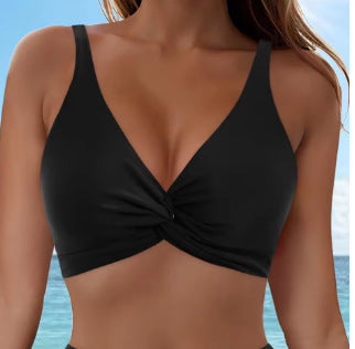 Damen Sportliches Bikinioberteil mit Twist-Design EB