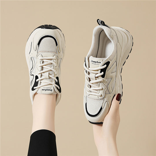 Damen Sportliche Lifestyle-Sneaker mit atmungsaktivem Mesh und dämpfender Sohle EB