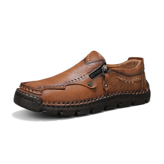 Herren Elegante und bequeme Mokassins mit Reißverschluss EB