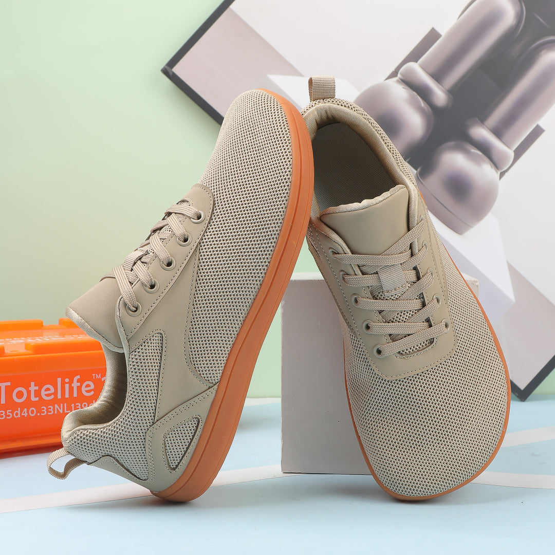 Damen Leichte Freizeitsneaker mit atmungsaktivem Obermaterial und rutschfester Sohle EB