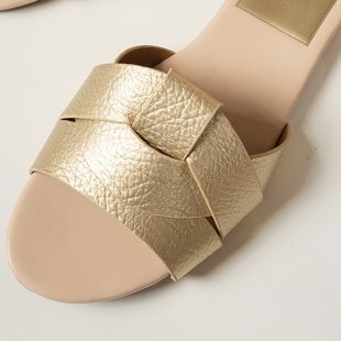 Damen Badeschuhe mit eleganter Falten-Optik EB