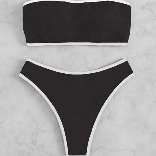 Damen Bandeau Bikini mit bequemer Passform EB