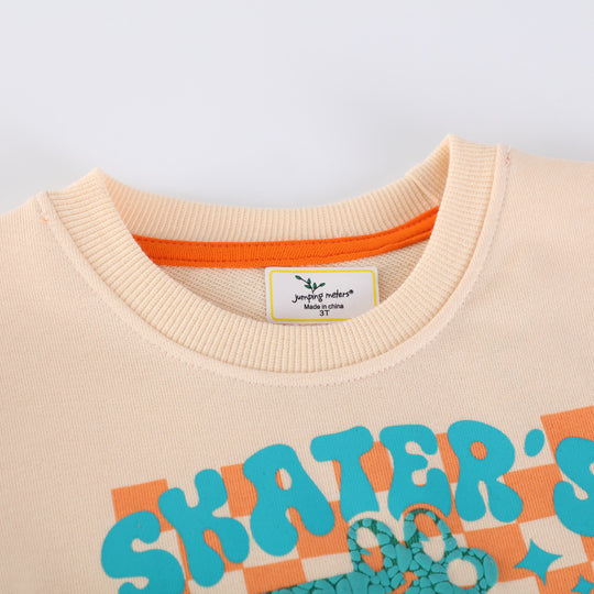 Jungen Sweatshirt mit trendigem Krokodil-Design EB