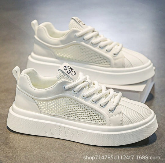 Damen Sportliche Sneaker mit atmungsaktiver Oberfläche und rutschfester Sohle EB