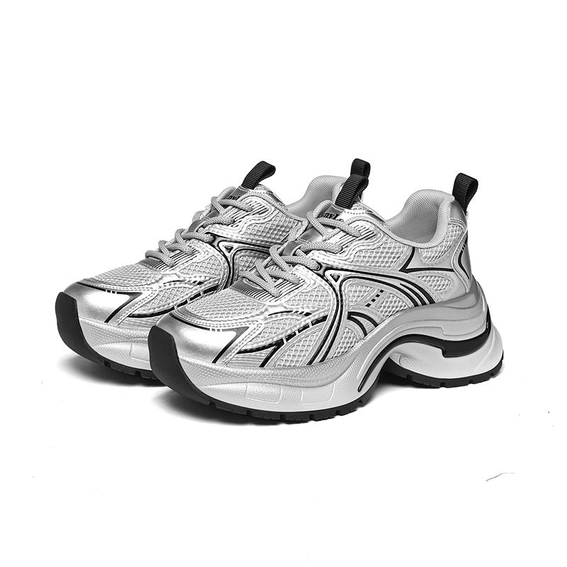 Damen Sportliche Sneakers mit atmungsaktivem Obermaterial und stützender Sohle EB