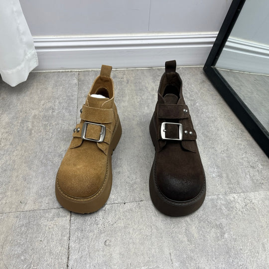 Damen Schnürschuhe mit robustem Profil und modischem Obermaterial EB