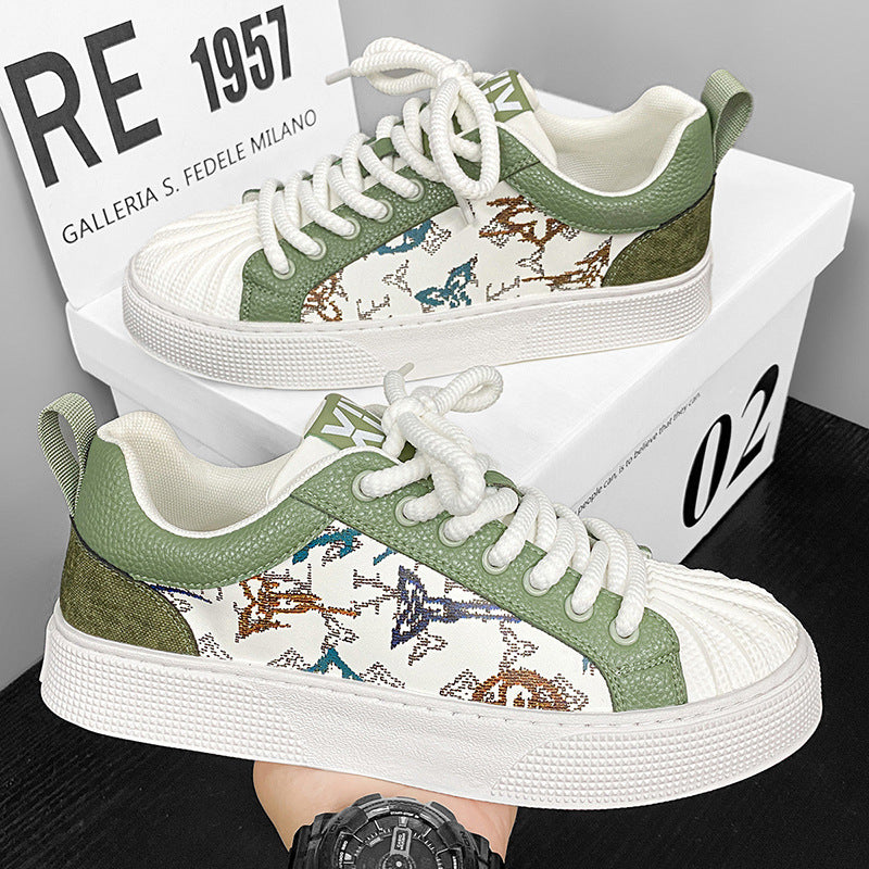 Damen Modische Sneakers mit einzigartigem Muster und rutschfester Sohle EB