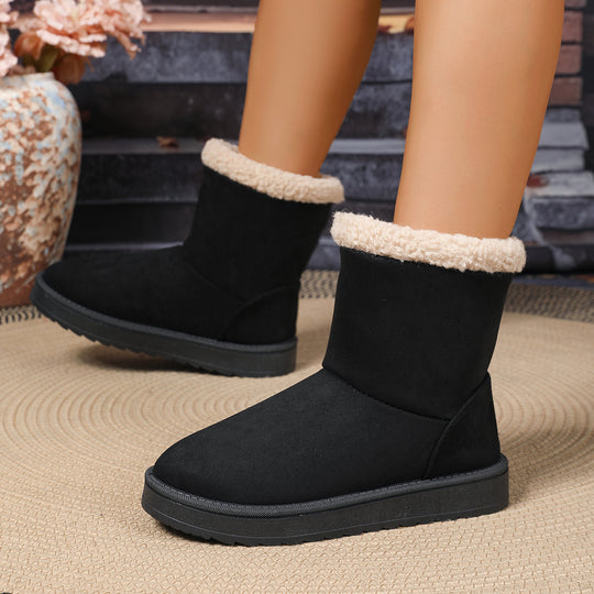 Damen Bequeme Winterstiefel mit kuscheligem Innenfutter EB