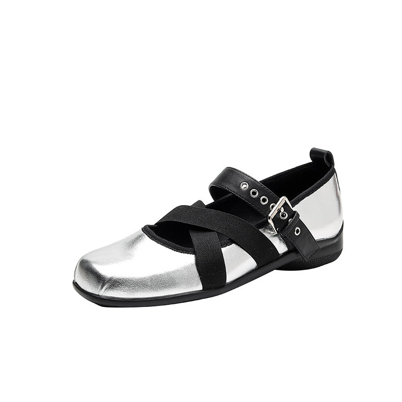 Damen Komfortable Mokassin-Ballerinas EB
