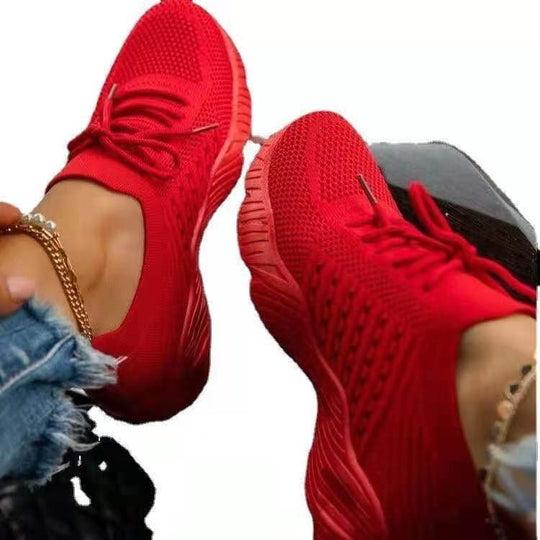 Damen atmungsaktive Sportschuhe mit flexiblem Mesh-Obermaterial und rutschfester Sohle EB