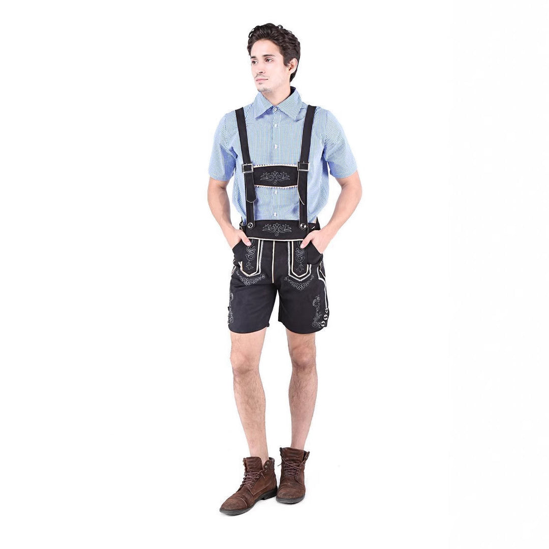 Herren Trachtenkurzanzug mit aufwendiger Stickerei EB
