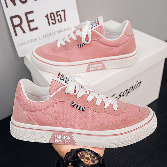 Damen modische Sneaker mit sportlichem Design und dämpfender Sohle EB