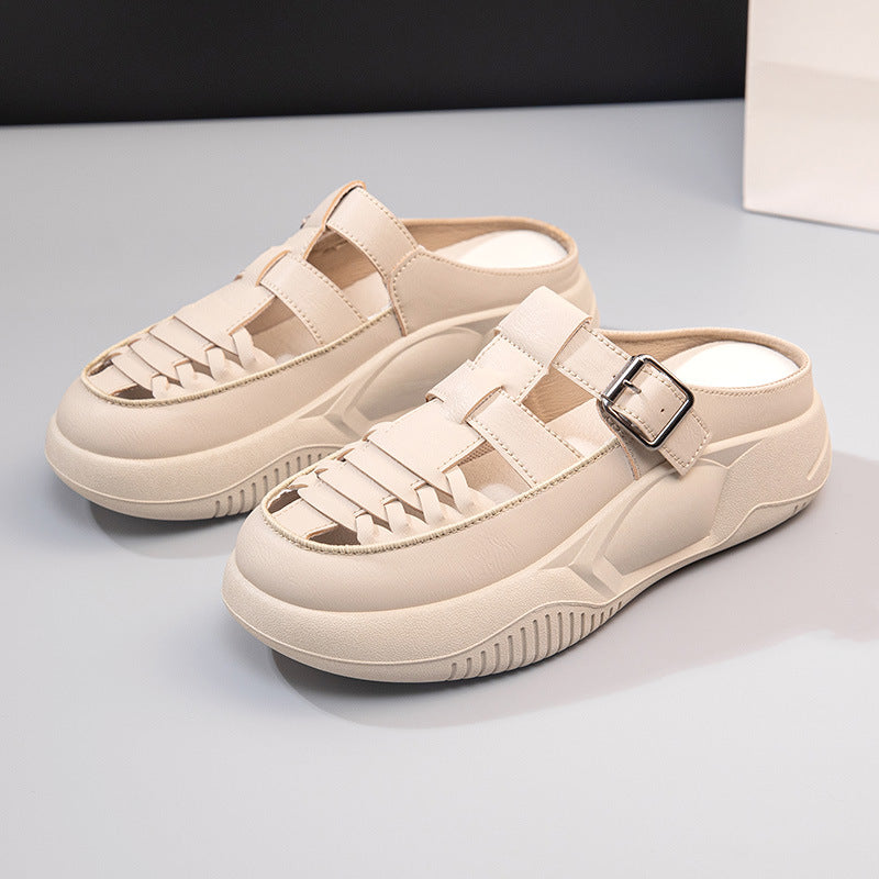 Damen Sportliche Clogs mit verstellbarem Riemen und atmungsaktiver Obermaterialstruktur EB
