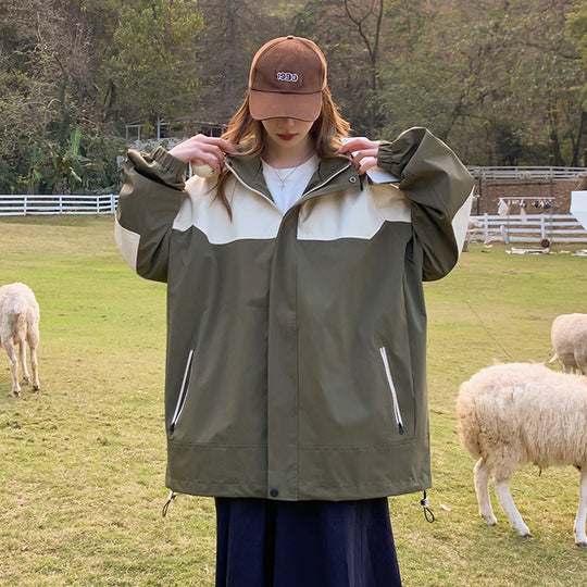 Damen oversized Übergangsjacke EB