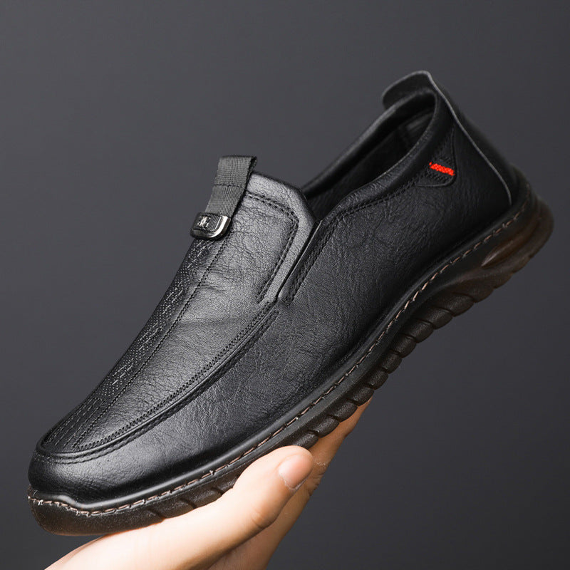 Damen elegante und bequeme Slipper aus Leder EB