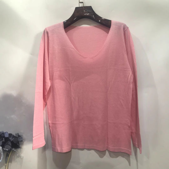 Herren V-Ausschnitt Shirt mit innovativem Strukturdesign EB