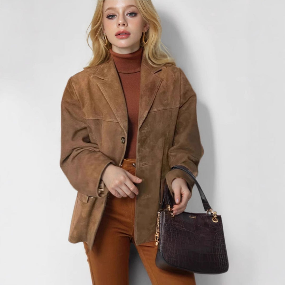 Damen Wildleder Jacke EB