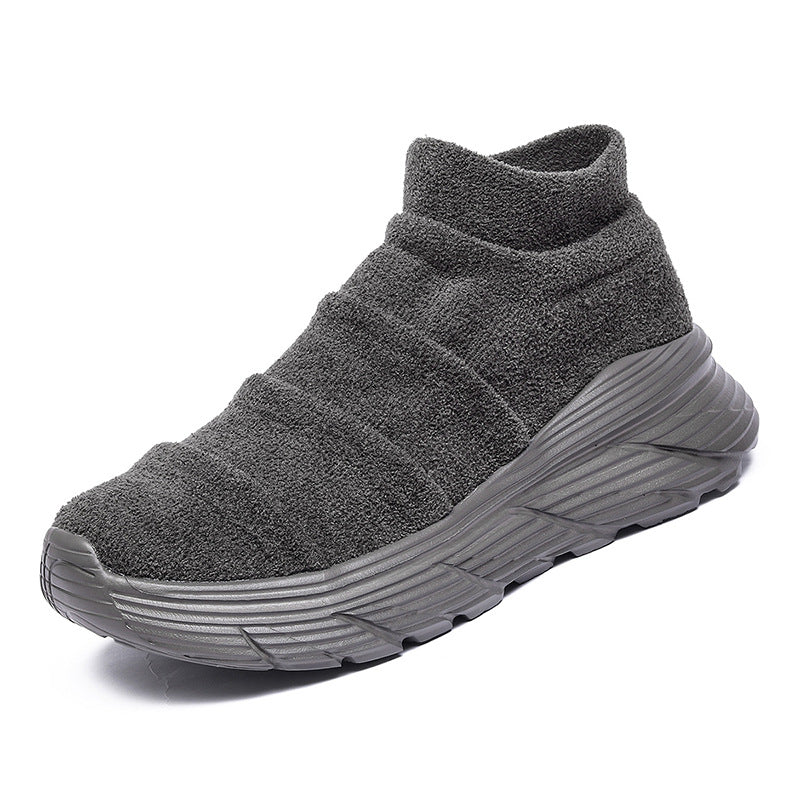 Damen Sportliche High-Top Sneakers mit elastischem Obermaterial EB