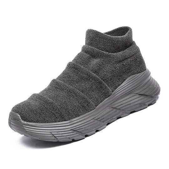 Damen Sportliche High-Top Sneakers mit elastischem Obermaterial EB