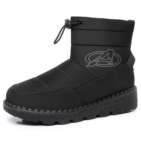 Damen Wärmende Winterboots mit rutschfester Sohle und praktischem Schnürsystem EB