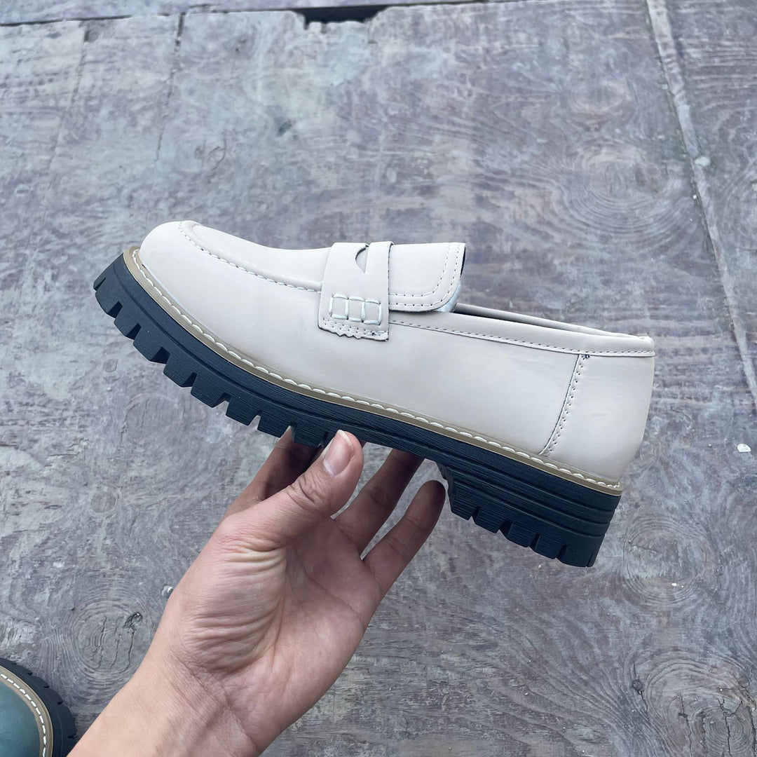 Damen nan Penny-Loafer mit dicker Profilsohle und anatomischer Komfortinnensohle EB