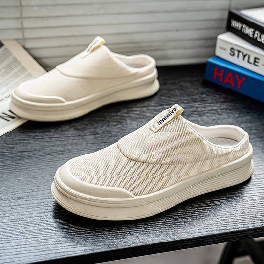 Damen Slip-On Sneakers mit atmungsaktivem Obermaterial und rutschfester Sohle EB