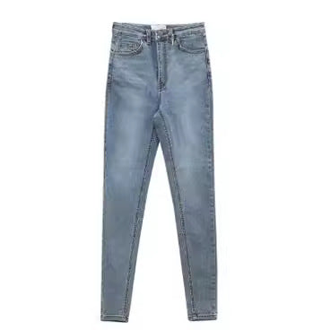 Damen nan hoch taillierte formende Skinny-Jeans aus Stretch-Denim mit Push-up-Effekt EB