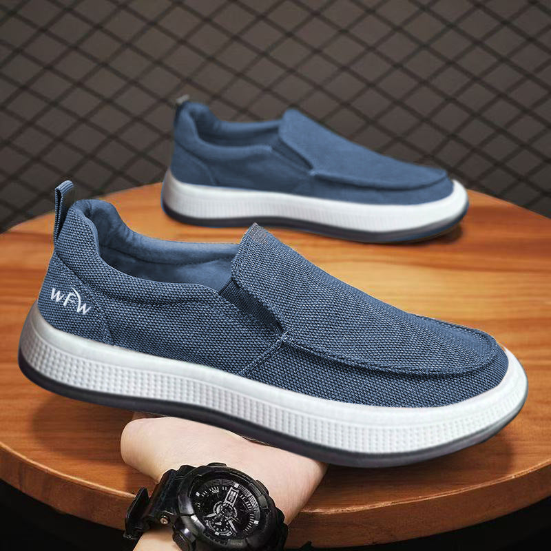 Damen Slip-On Sneakers mit rutschfester Laufsohle und atmungsaktivem Obermaterial EB