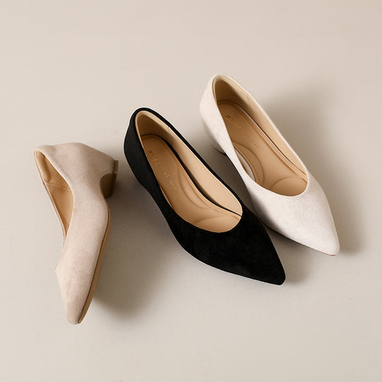 Damen elegante spitze Pumps mit metallic Oberfläche EB