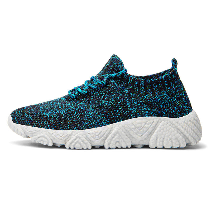Damen Atmungsaktive Sneakers mit elastischem Obermaterial und rutschfester Sohle EB