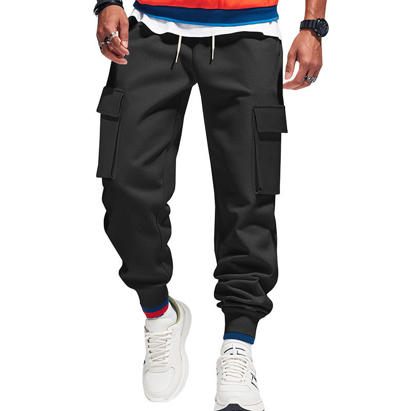 Herren Cargo-Hose mit elastischem Bund und praktischen Seitentaschen EB