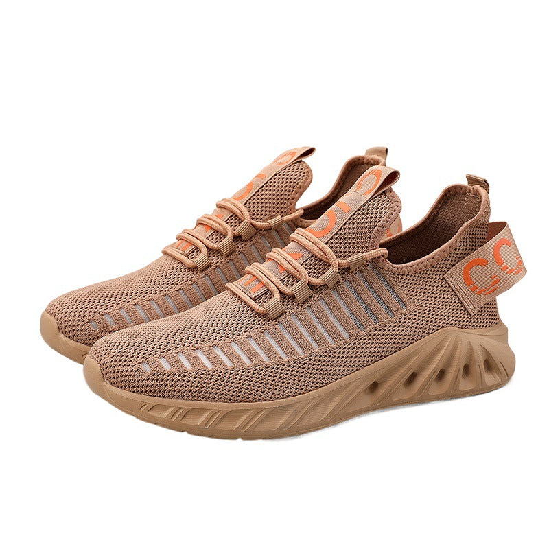 Damen Sportliche Strick-Sneakers mit Flexiblem Dämpfungssystem EB