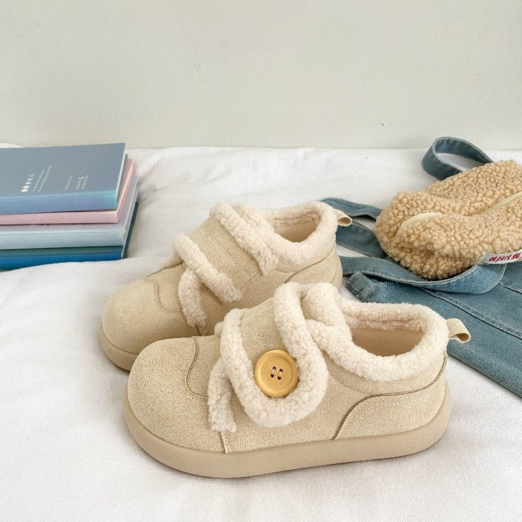 Damen Kuschelige Sneaker mit komfortablem Fleece-Futter EB