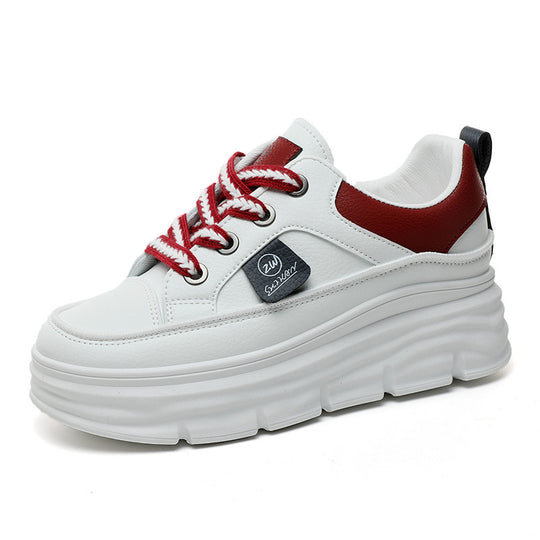 Damen modische Plateau-Sneaker mit verstärkter Dämpfung EB