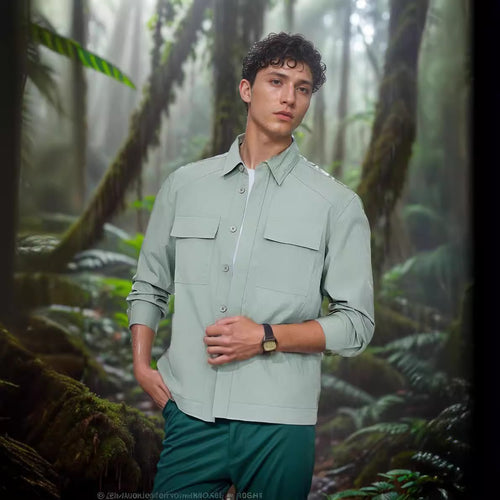 Herren lässige Sommerjacke mit Windschutz EB